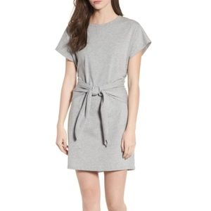 Lush Tie Waist T-Shirt Dress